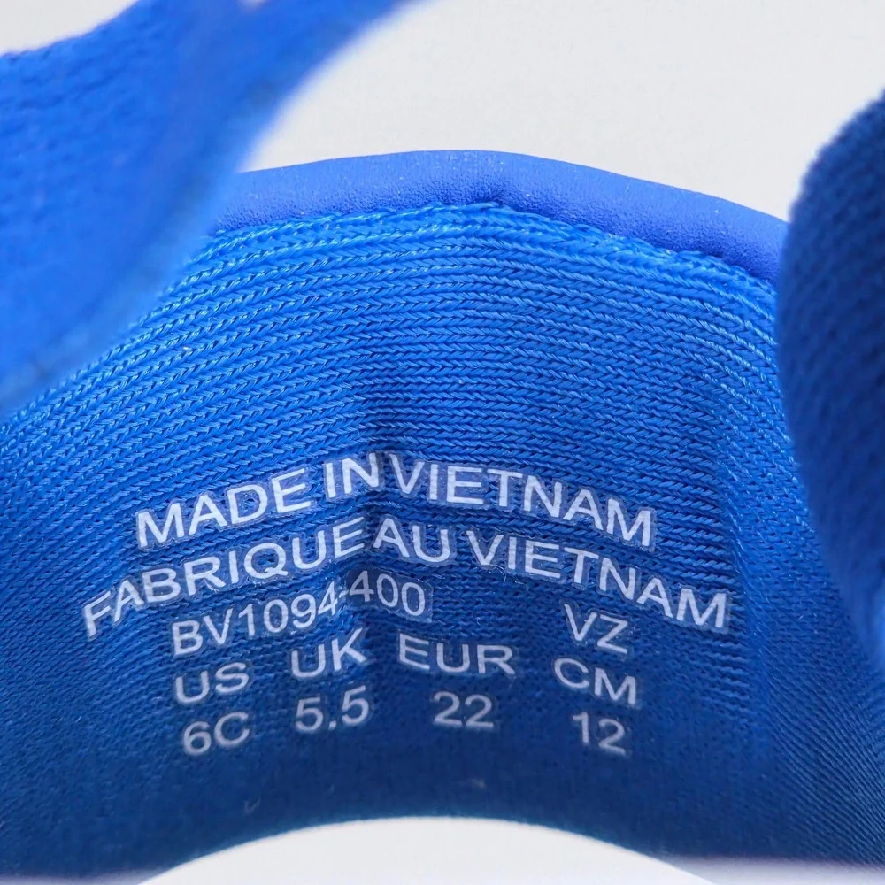 Nike Kawa Slide TD Toddler 6C Hyper Cobalt Blue Grey BV1094 400 Athletic Summer